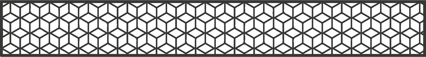 Anthrazit DB 703 - 179.5x25.5x0.15 cm - 1