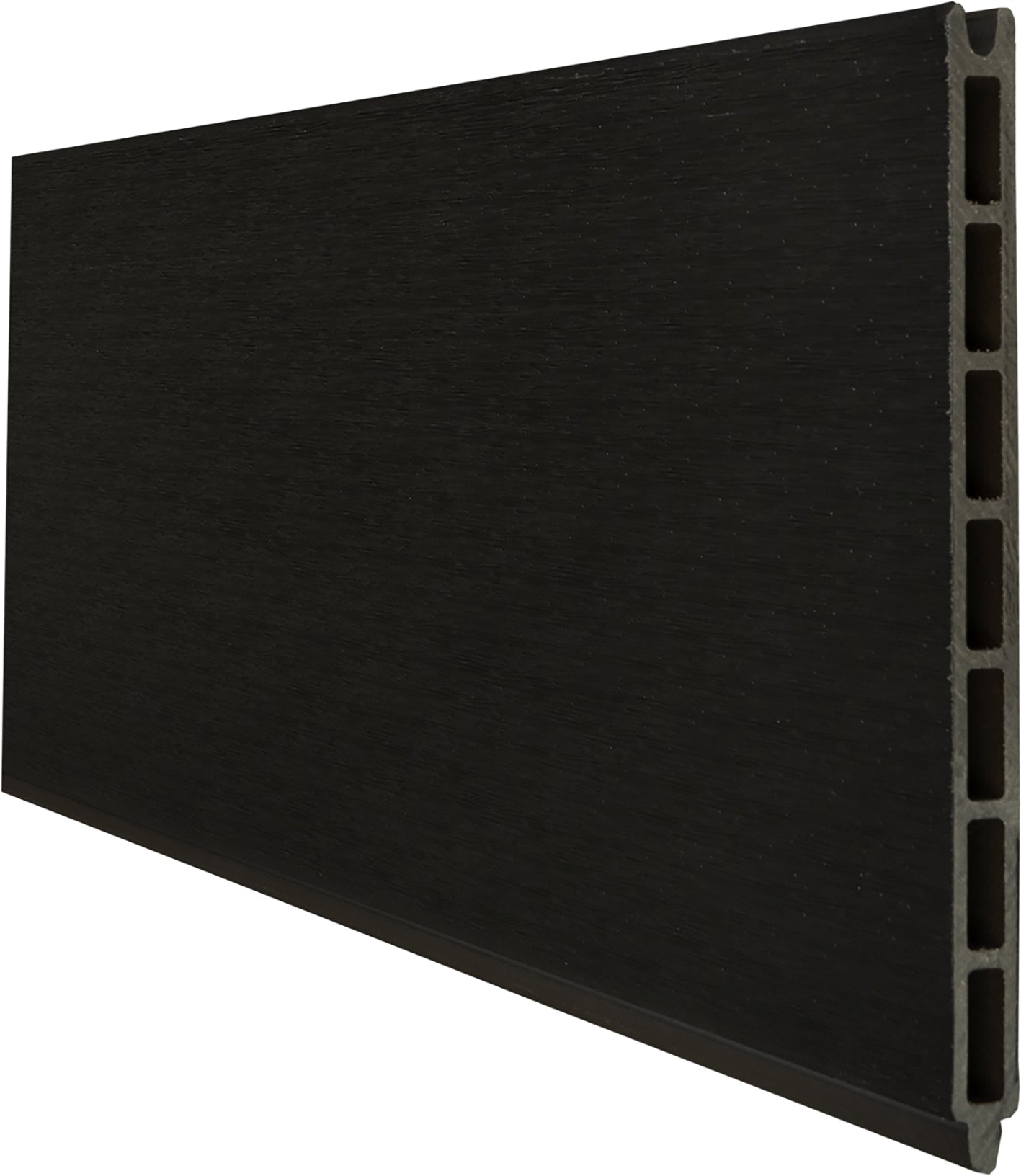 Schwarz co-extrudiert, 180x24x1,9 cm
