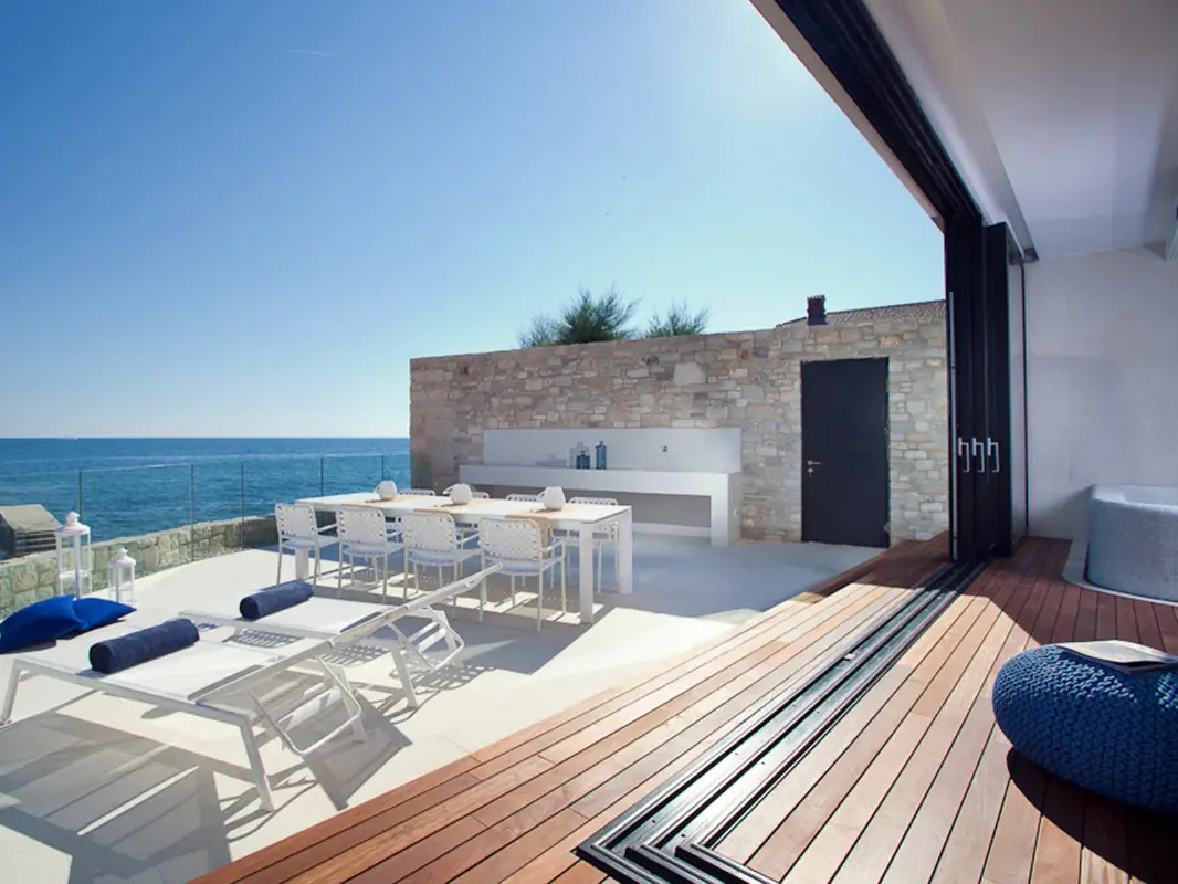 Bambus Terrasse
