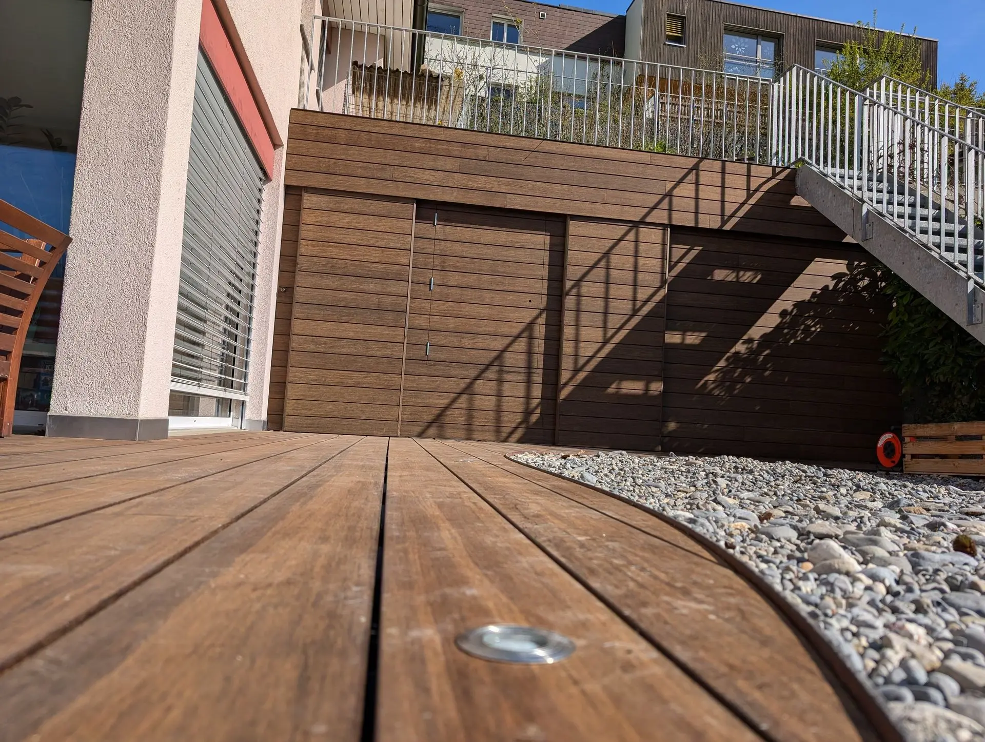 Bambus Terrasse