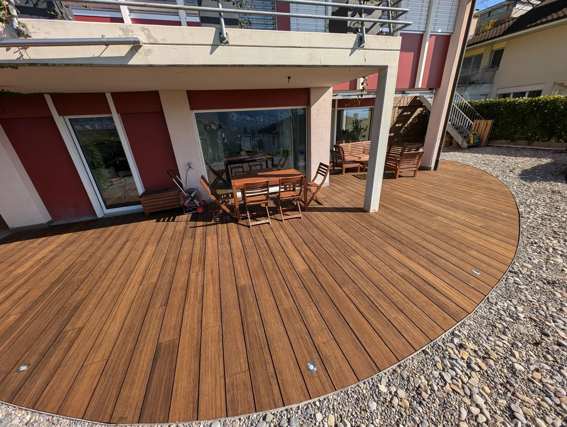 Bambus Terrasse