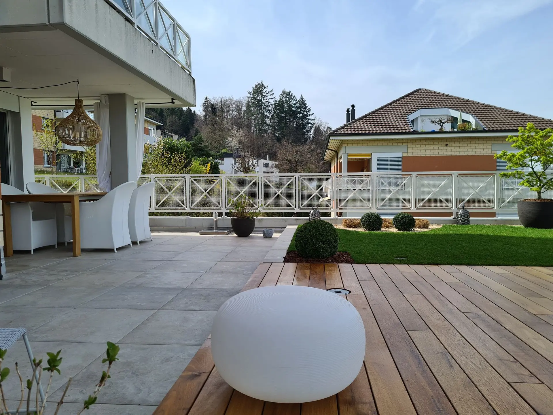Teakholz Terrasse