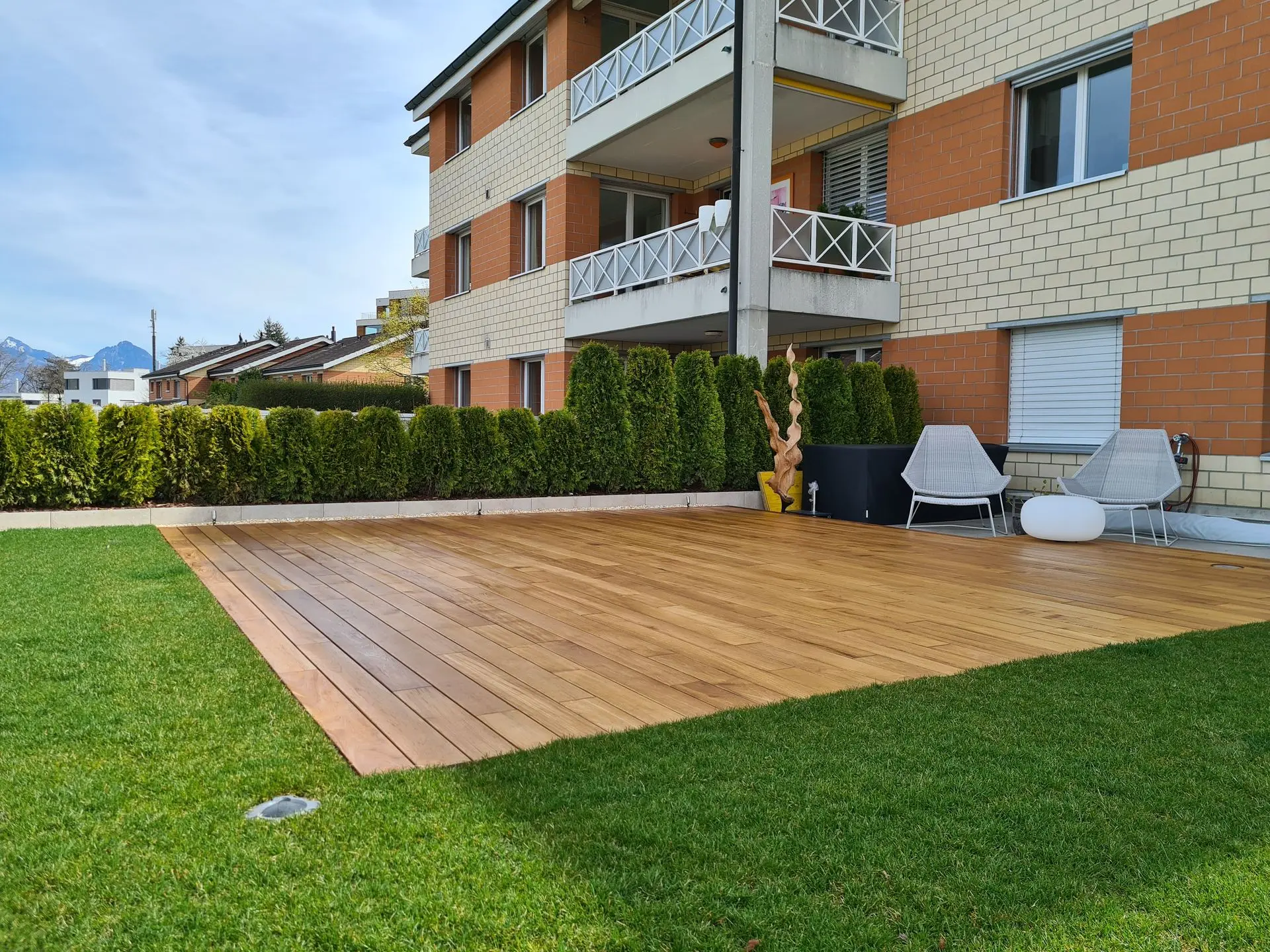 Teakholz Terrasse