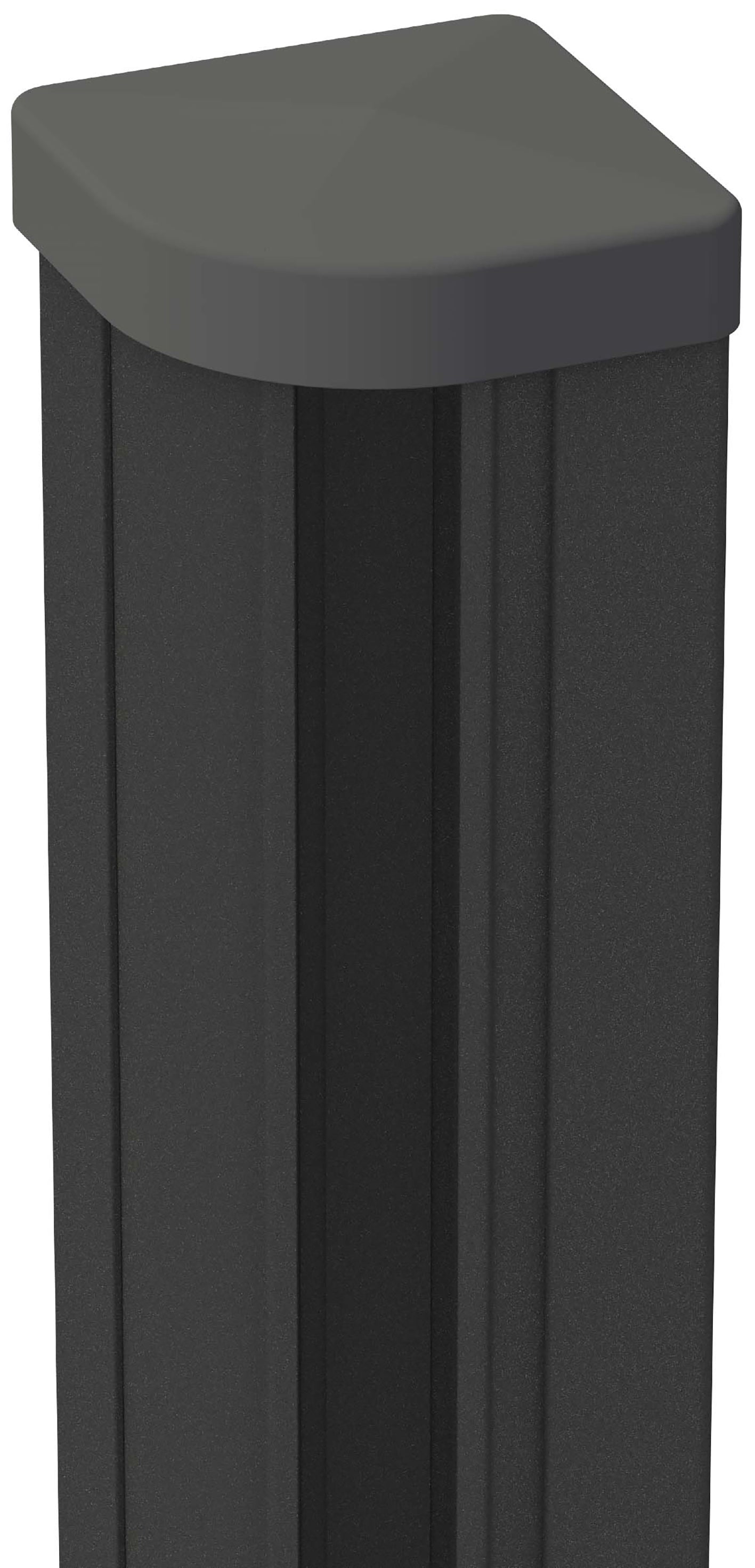 Anthrazit DB 703, 7x7x240 cm, inkl. Kappe