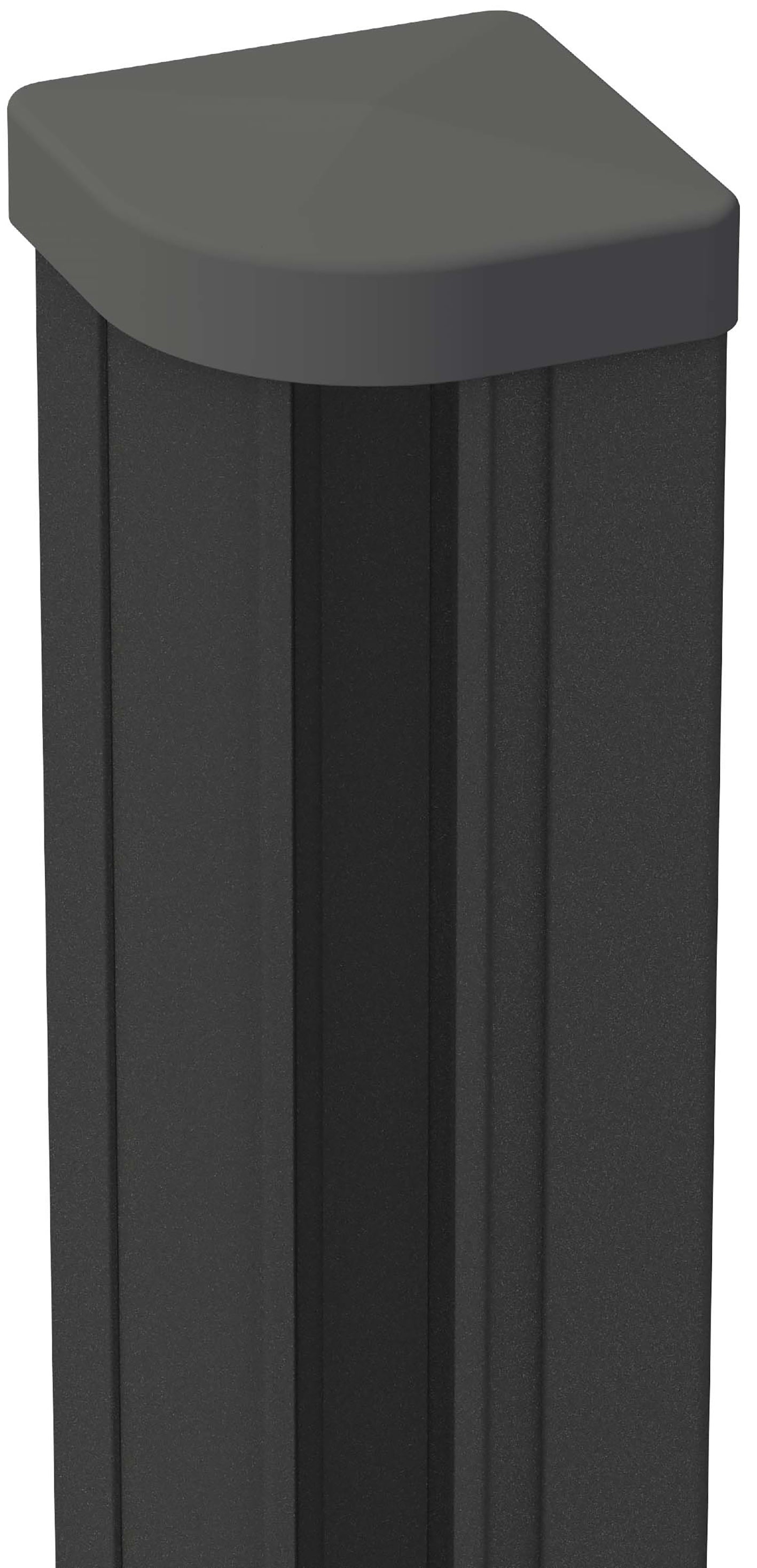 Anthrazit DB 703, 7x7x190 cm, inkl. Kappe