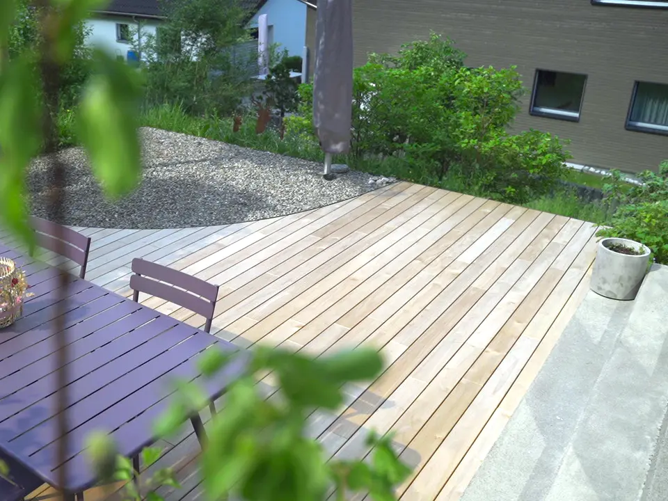 Teak Terrasse